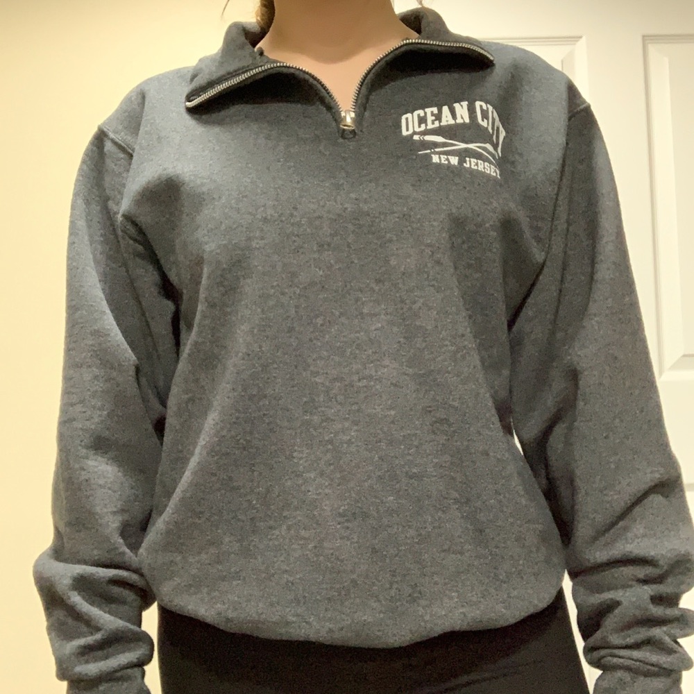 Ocean city quarter zip sweatshirt